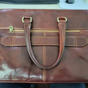 SAC en cuir italien fait main pour ordinateur portable pour homme,